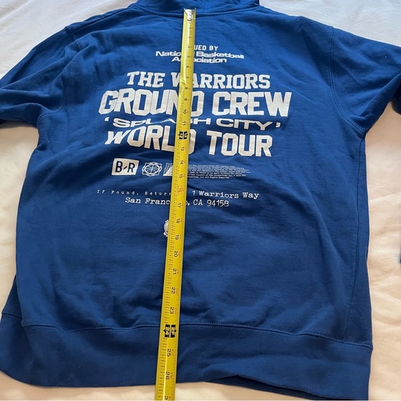 Warriors Bleacher Report Event Crew Hoodie NBA World Tour Franchise Mode Medium - Picture 13 of 13